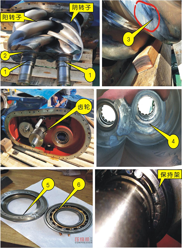 雙螺桿壓縮機(jī)故障案例分析與修復(fù)